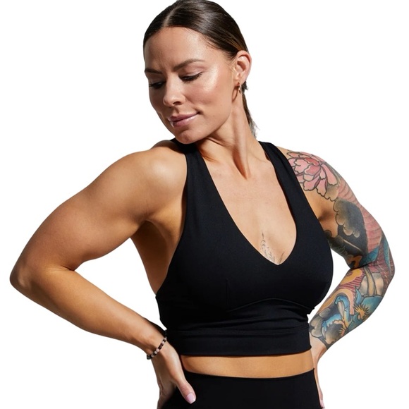 Born Primitive (EUC) Women’s Double Cross Sports Bra (Black) - Picture 7 of 9